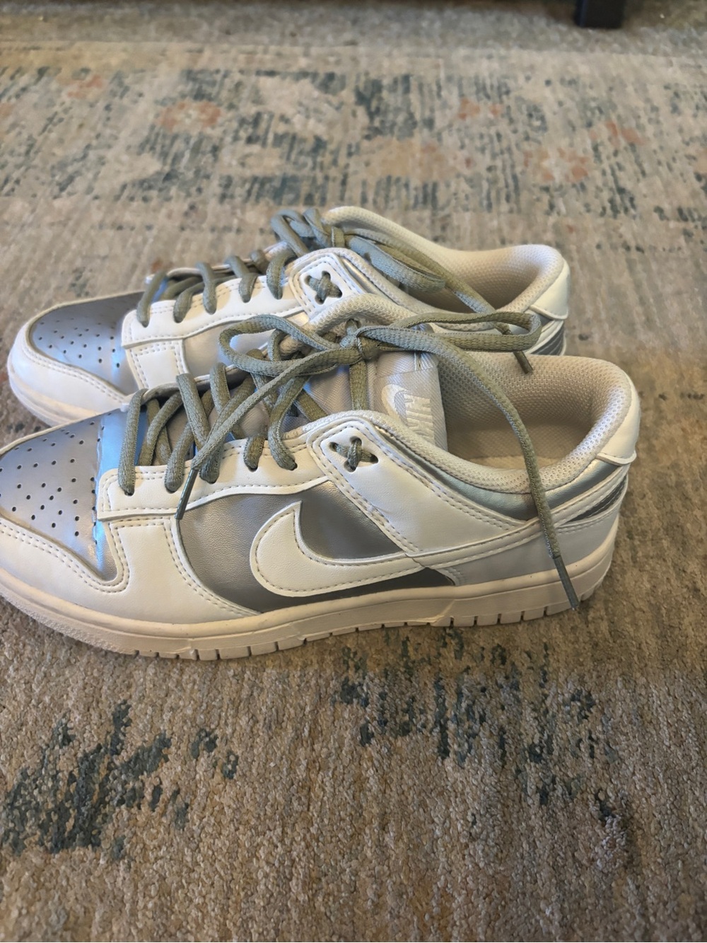 Nike White Sneaker Inner Label Detail